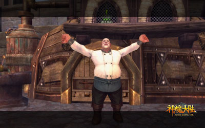 图片: 图2《神魔大陆》实景截图-NPC米歇尔.jpg