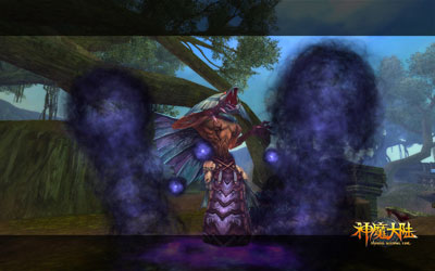 图片: 图1《神魔大陆》实景截图NO.1：羽蛇.jpg