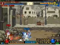 DNF视频-大枪狂战魔道vs战法女弹散打!Aoak杯16进8