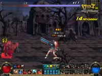DNF视频-不死小强!难民炮姐无红蓝消耗征服野猪王