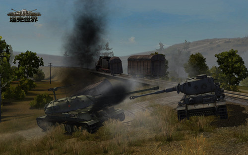 战地花香《坦克世界》美女性感写真 