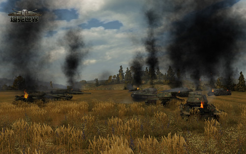 战地花香《坦克世界》美女性感写真 