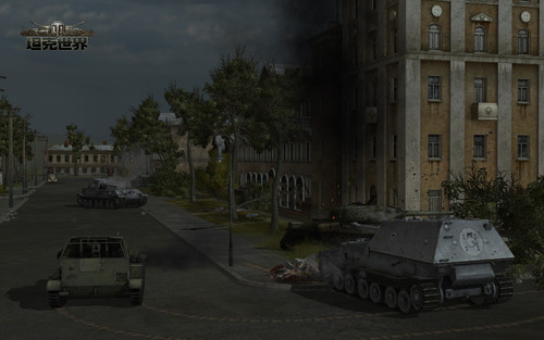 战地花香《坦克世界》美女性感写真 