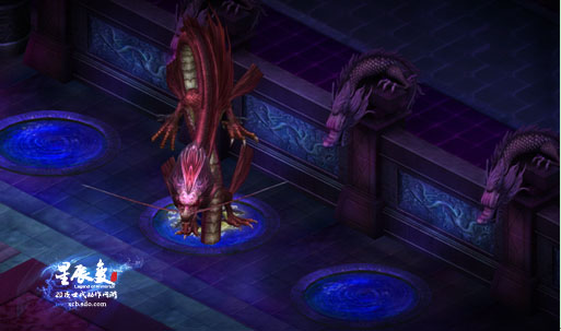 星辰变新版本海底BOSS紫煞蛟龙模型图曝光
