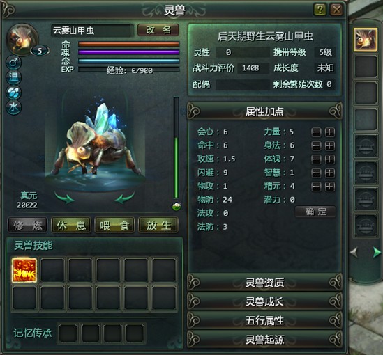 星辰变五种灵兽代表五种不同性格的人