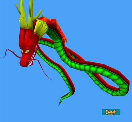 有才玩家恶搞 梦幻西游新神兽“神龙”