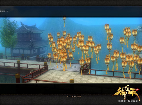 月英为诸葛亮放飞孔明灯