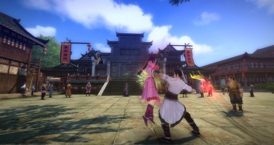 美女也喜欢切磋武艺