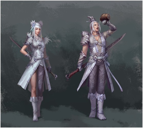 九阴最新服装风物志 “蛟鳞衣”原画曝光