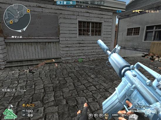 国服的水晶M4，简直弱爆了。原因见下一张图~