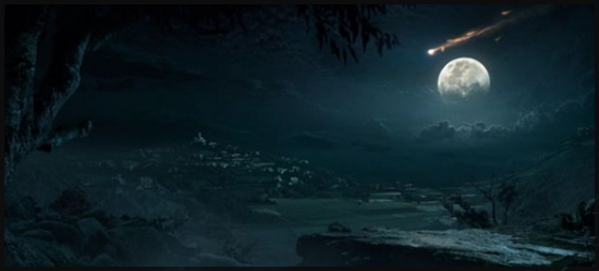 划破天际的陨石