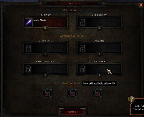 新技能界面看上去美,但是切换仅能很麻烦