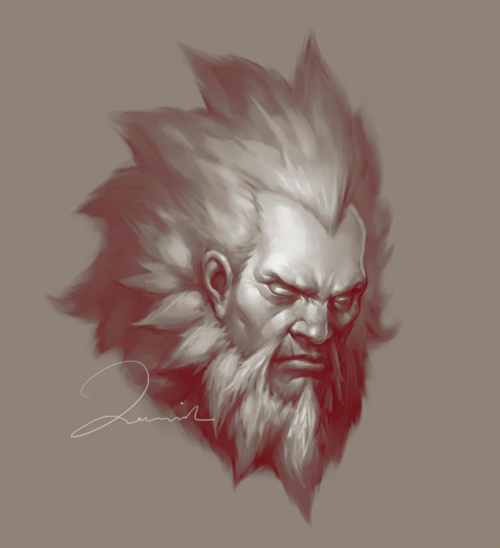 暗黑破坏神3绘画：狂战之怒