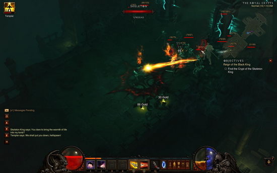 看到这些骷髅哥，我撤了。