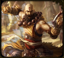 双持输出流武僧