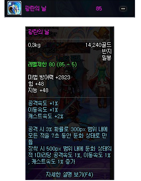 DNF韩服85级真远古图掉落远古粉装备属性一览