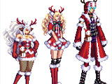 绝情阁：DNF全职业全时装改圣诞老人套装