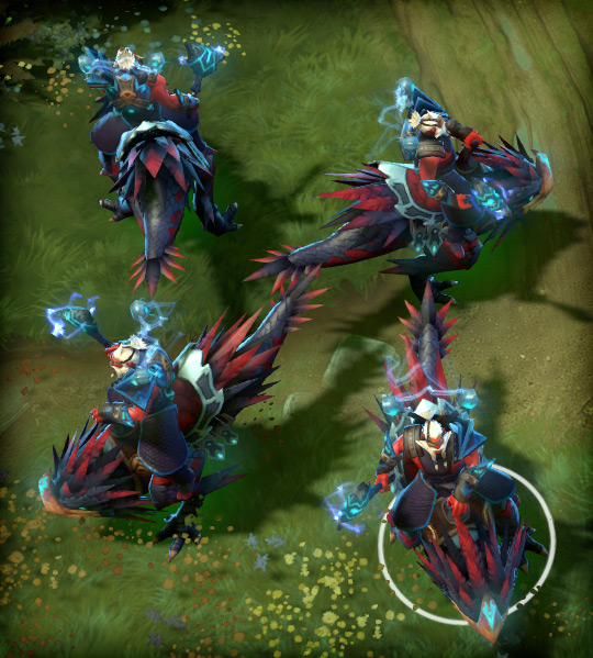 DOTA2饰品设计大赛 干扰者风暴骑手套装