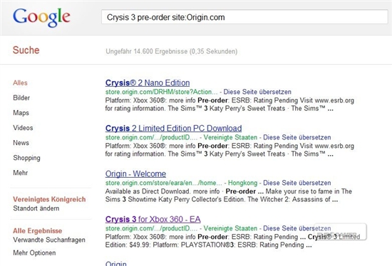 《Crysis 3》封面图、售价等泄露