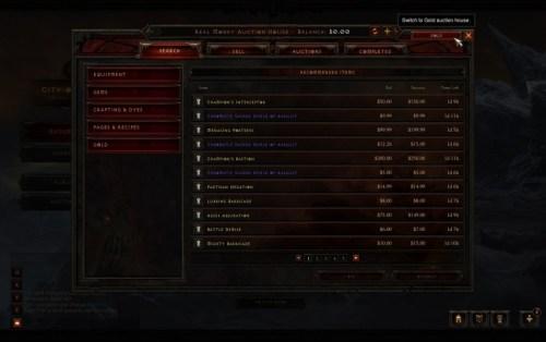 《暗黑破坏神3》现金拍卖行使用详解