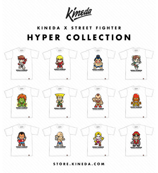 春丽从未这么萌 街霸主题人物T恤公布