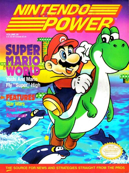 经典的《Nintendo Power》杂志封面