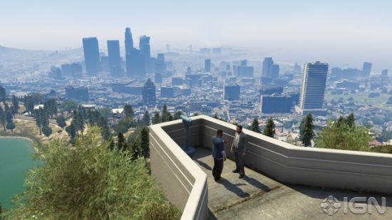 鸟瞰Los Santos，市中心和Echo公园尽收眼底