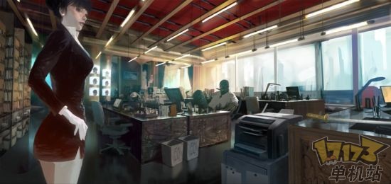 《杀手已死》概念设定插画