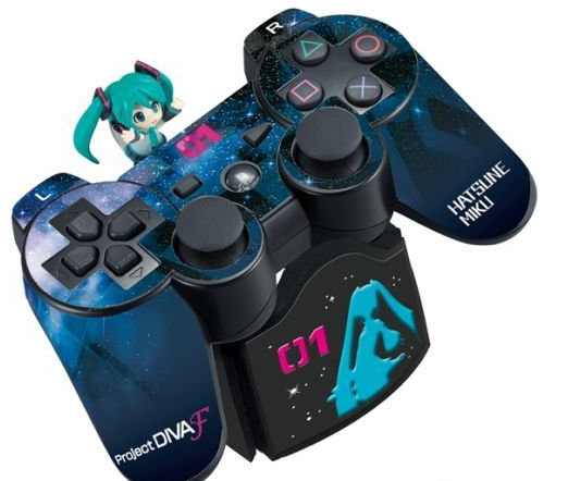 《初音未来 Project DIVA F》DualShock3手柄贴及台座