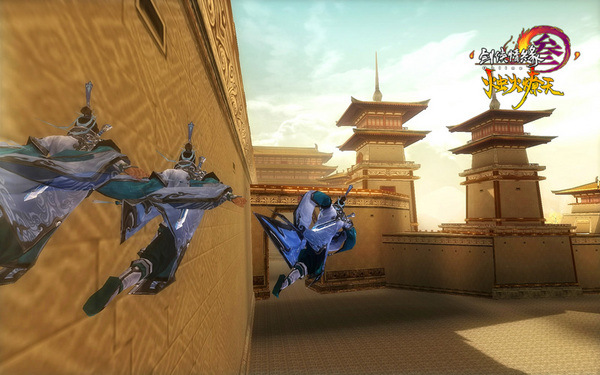 “飞檐走壁”全新轻功