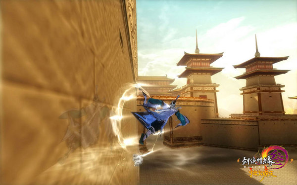 最新轻功“飞檐走壁”