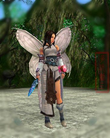 新剑网3唯一的白色外观装备拓印图欣赏