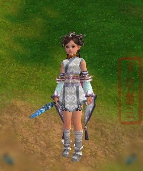 新剑网3唯一的白色外观装备拓印图欣赏