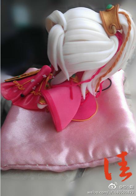 桶儿原创剑3手工软陶《粉嫩嫩的秀爷》