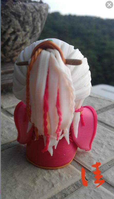 桶儿原创剑3手工软陶《粉嫩嫩的秀爷》