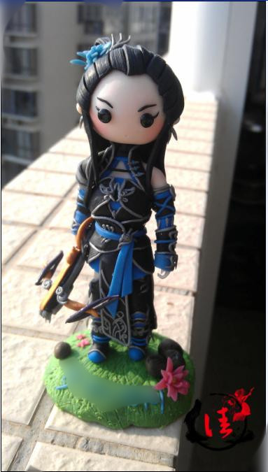 桶儿《剑网3》软陶系列 255套浩气炮姐