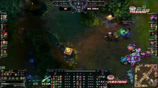 草莓再现战术一血 WE漂亮poke击败iG