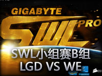 SWL小组赛B组：LGD VS WE第二场