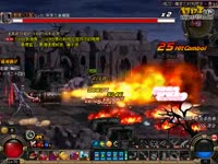 DNF视频-垃圾大枪刷真猪勇练习模式