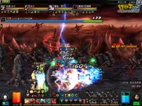 DNF视频-激情开荒！达人枪魂冰子队速刷黑色大地王