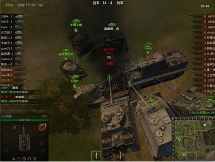 坦克世界里各种“暴打路人甲”的镜头