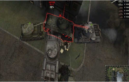 坦克世界里各种“暴打路人甲”的镜头