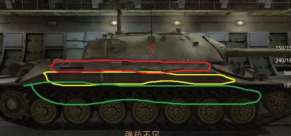 教你多少穿深的炮能稳穿7-10级车的正面