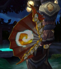 禅师级铭文制作装备模型预览：精美折扇