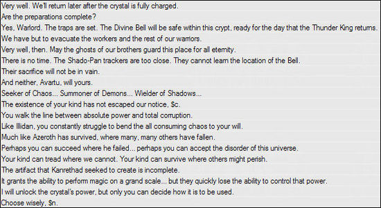 5.1版本惊现红色物品 或出自黑暗神殿场景战役