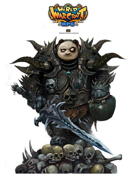 熊猫人种族原画欣赏