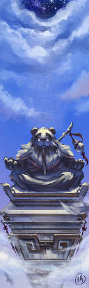 魔兽世界熊猫人之谜熊猫人种族原画