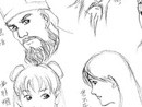高中生漫画随笔 笑傲江湖人物简图简解