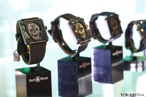 他所收藏的Bell&Ross骷髅表