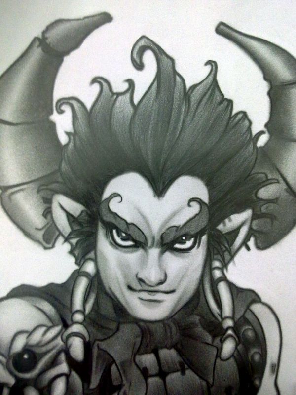 梦幻西游手绘作品